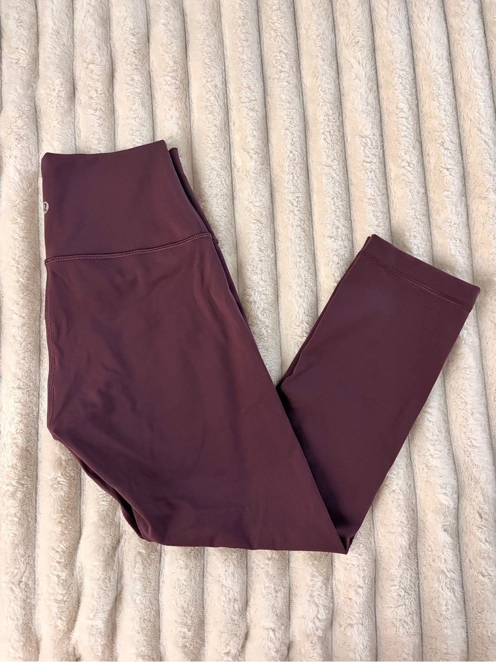 Lululemon athletica Women’s High-Waist Cropped Leggings - Maroon